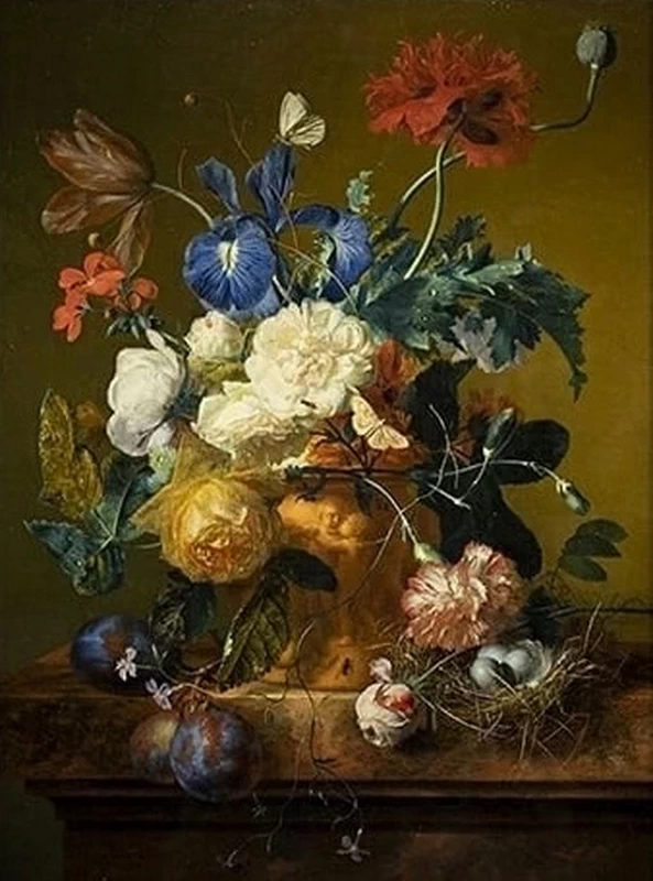Jan van Huijsum - Vaso di fiori, Galleria Palatina, Firenze